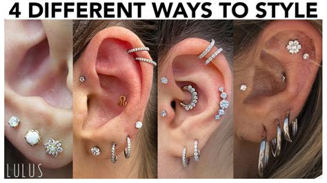 4 Easy Ways You Can Style Your Ear Piercings Youtube
