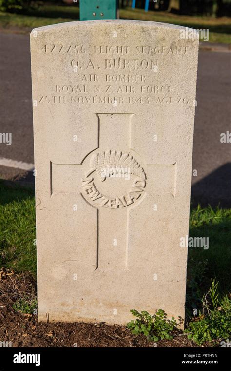 Commonwealth War Graves Commission Grave Of Owen Albert Burton Of The