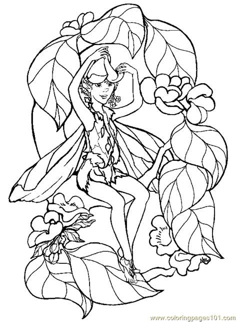 Free Printable Coloring Image Elves Coloring Page 01 Fairy Coloring
