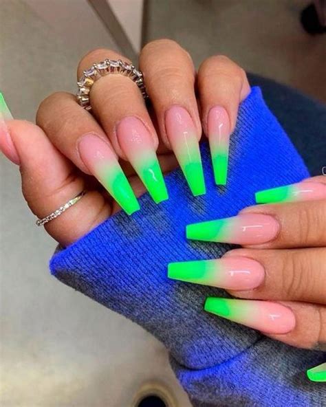 Nice 40 Glam Ombre Nail Art Looks For Summer You Should Try Four