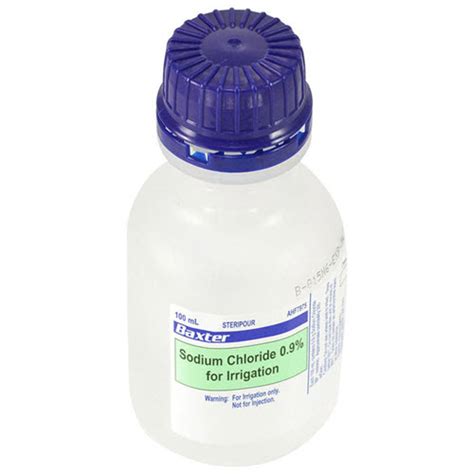Sodium Chloride Pour 100ml Medical Dental Solutions