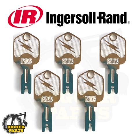 Ingersoll Rand 166 Key Set Of 5 Digger Parts