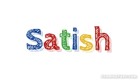 Satish Лого Бесплатный инструмент для дизайна имени от Flaming Text