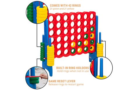 Life Size Connect 4 Game Mr Bounce Inflatable Rentals