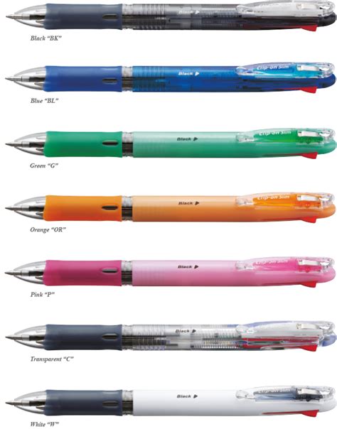 Clip-on slim 4C | Multifunction Pen | Produk | ZEBRA | zebraindonesia.com