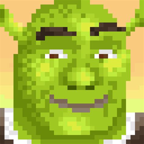 Shrek Pixel Art 32x32