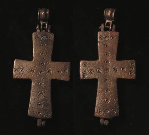 9360 Early Byzantine Christian Cross 500 To 700 Ad Reliquary Type