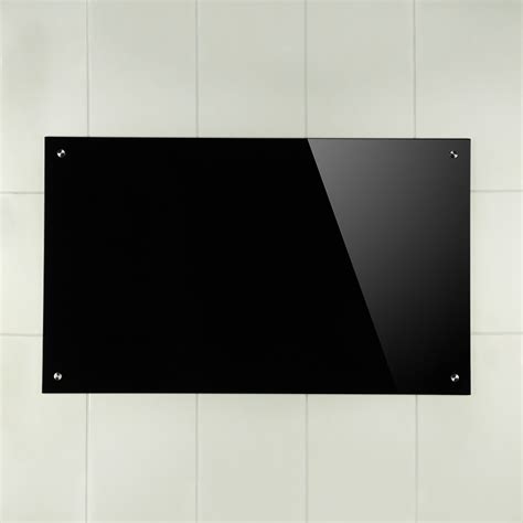 70X40CM GLAS KÜCHENRÜCKWAND Spritzschutz Schwarz ... Der spritzschutz in der küche schützt die wand vor wassertropfen und fettflecken vom herd.