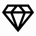 Diamond Icon Symbol Clipart Icons Outline Transparent