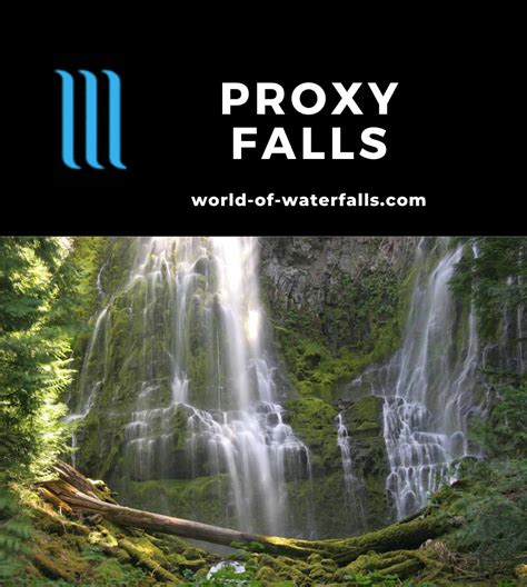 Proxy Falls Photogenic Falls In Three Sisters Wilderness