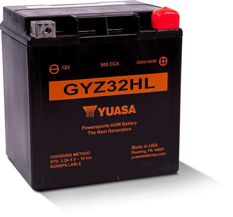 Agm Batteries Comparison Chart Yuasa Battery Inc