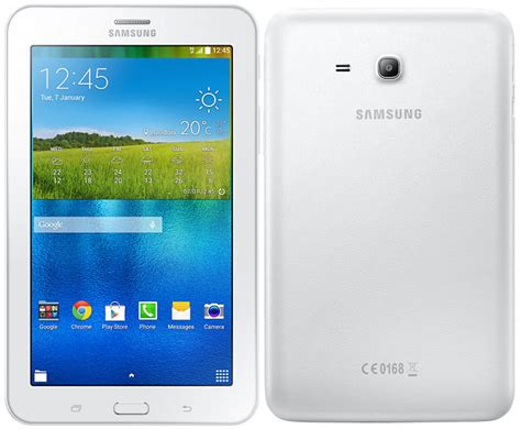 Features 7.0″ display, 2 mp primary camera, 2 mp front camera, 3600 mah battery, 8 gb storage, 1000 mb ram. Samsung Galaxy Tab 3V with 7-inch display, 3G listed on ...