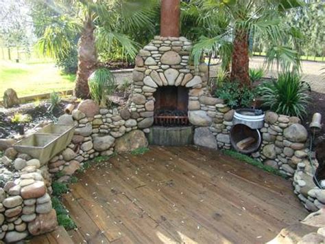 Outdoor Stone Patio Designs Small Outdoor Stone Fireplace