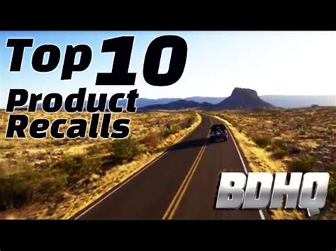 Top 10 Product Recalls YouTube