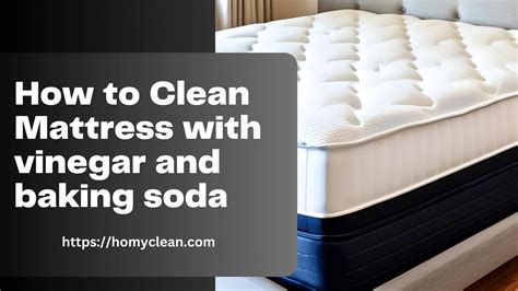 How To Clean Mattress With Vinegar And Baking Soda