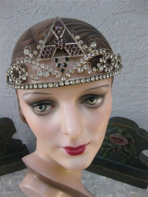 Paste Stones Flapper Tiara Queen Jewelry Tiaras And Crowns Crown Jewels