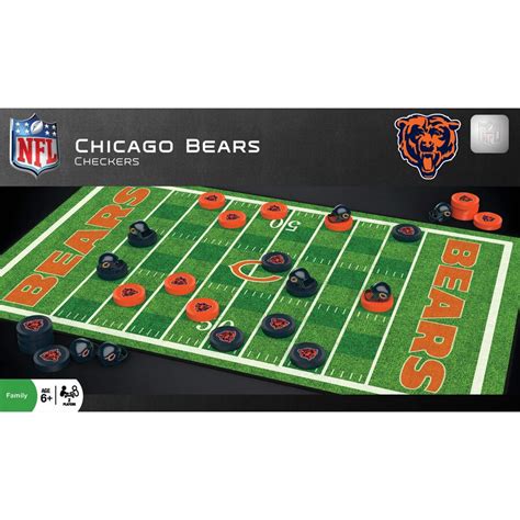 Chicago Bears Nfl Checkers Set Nfl New England Patriots Checkers