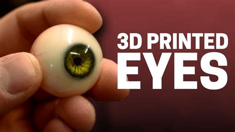 How To Make Realistic Eyes Using 3d Printing For Animatronic Eye