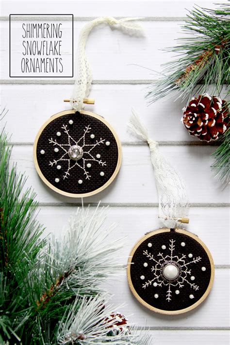 It took a little longer to finish, but it is a lovely design. Shimmering Snowflakes Ornament Pattern