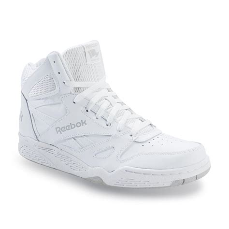 Reebok Mens Royal Bb4500 High Top Leather Basketball Shoe White