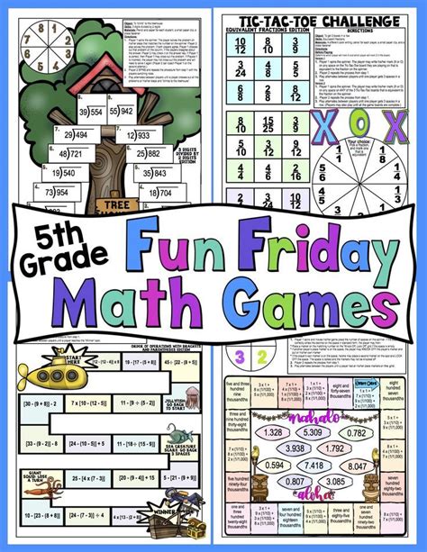 Fun Games For 5th Graders In The Classroom