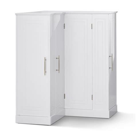 The Corner Storage Cabinet Hammacher Schlemmer