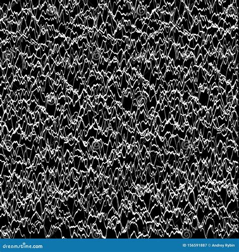 Texture Made Of Wavy Line With Variable Width Vector Line Noise Stock