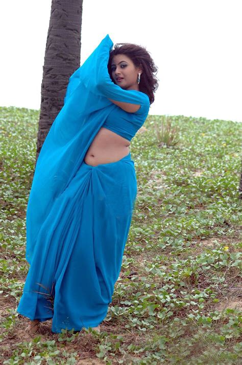 Celluloid Tamil Aarti Khaitan Hot In Blue Saree