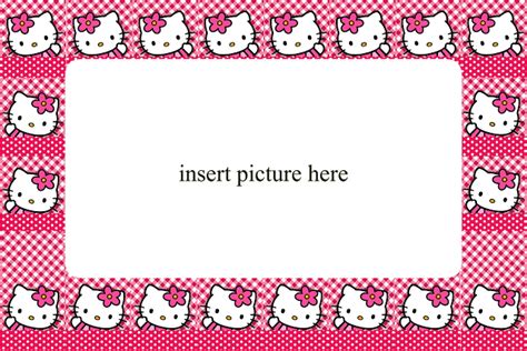 Hello Kitty Png Frame03 Printable Png Frames Cartoon Character Png