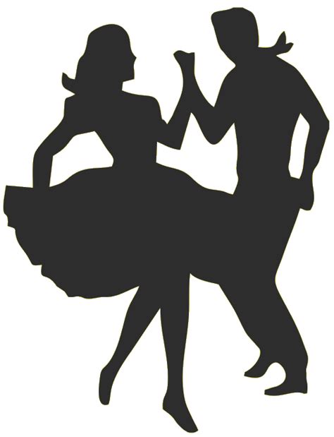 Ballroom Dance Swing Social Dance Country Western Dance Silhouette