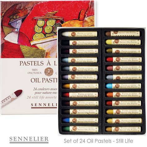 Buy Sennelier Oil Pastel Set Still Life Colors Set Of 24 Online At