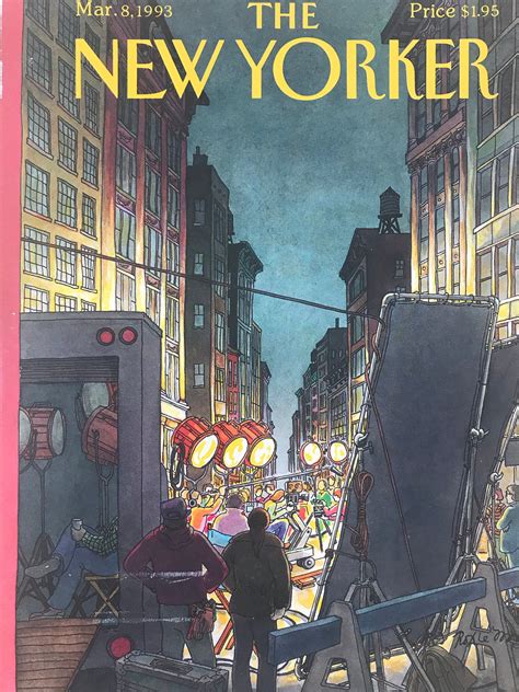 New Yorker Magazine Cover March 8 1993 Good Condition By