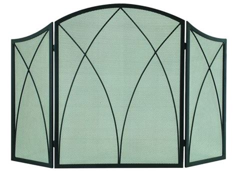 Pleasant Hearth Arched 3 Panel Fireplace Screen 48w X 30h Omni