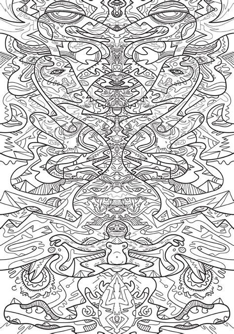 Symmetrical Art Black And White Abstract Doodle Symmetri Flickr