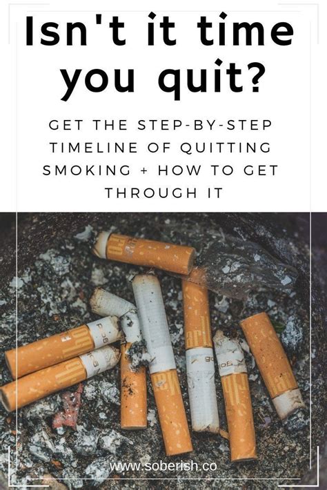 Quit Smoking Timeline What To Expect When You Quit Cigs Artofit