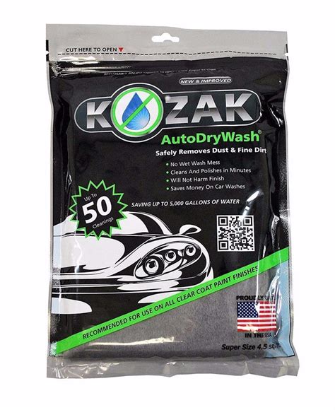 Kozak Cloth Super Size 45 Sq Ft Auto Dry Wash Motorcycles Car Wash