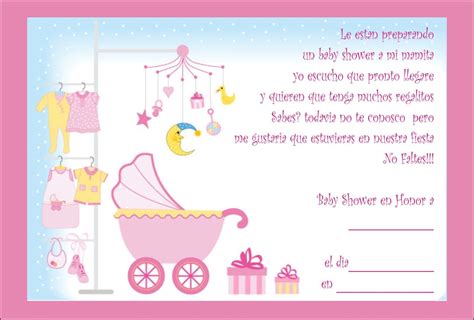 Invitaciones De Baby Shower Para Imprimir Agoso