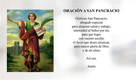Greatest Oracion A San Pancracio Access Here