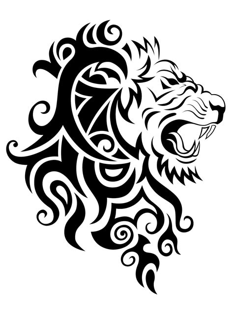 Pin By Shaunda Lee On Drawingstencil Works Lion Tattoo Tribal Lion