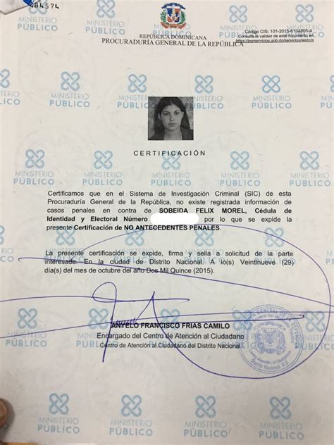 Certificate Of Registration Carta Antecedentes No Penales My Xxx Hot Girl