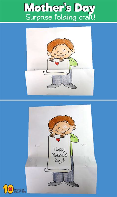 Ideas for mother's day surprise. Happy Mother's Day Surprise Folding Craft - 10 Minutes of ...