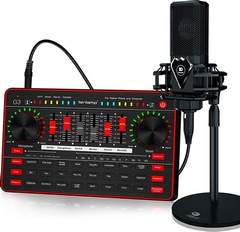 Tenlamp Audio Mixer Kit G3 Live Sound Card And Studio Recording