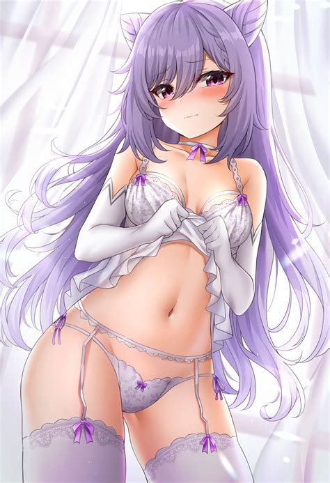 Sunhyun Purple Hair Purple Eyes Lifting Shirt Belly Anime Anime