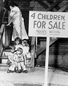 "4 Children for Sale", 1948 - Rare Historical Photos