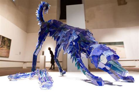 A Parallel World Broken Glass Art Shattered Glass Glass Sculpture