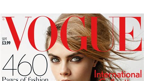 Cara Delevingne British Vogue Cover September 2014 British Vogue