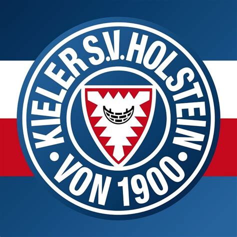 Holstein Kiel of Germany crest. | Kiel, Bundesliga logo, Football club logo