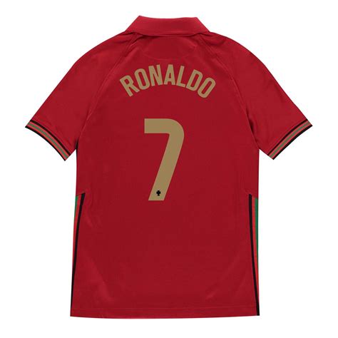 Nike Portugal Cristiano Ronaldo Home Shirt 2020 Junior Sportsdirect