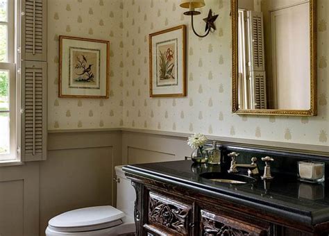 Fabulous Farmhouse Style Powder Rooms Save Space With Cozy Country Charm