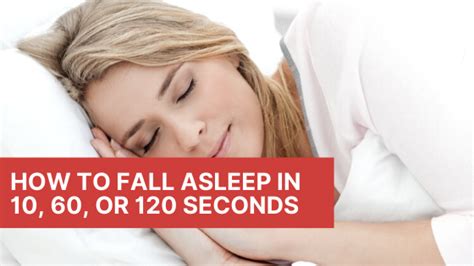 How To Fall Asleep In 10 60 Or 120 Seconds Belen Community Care